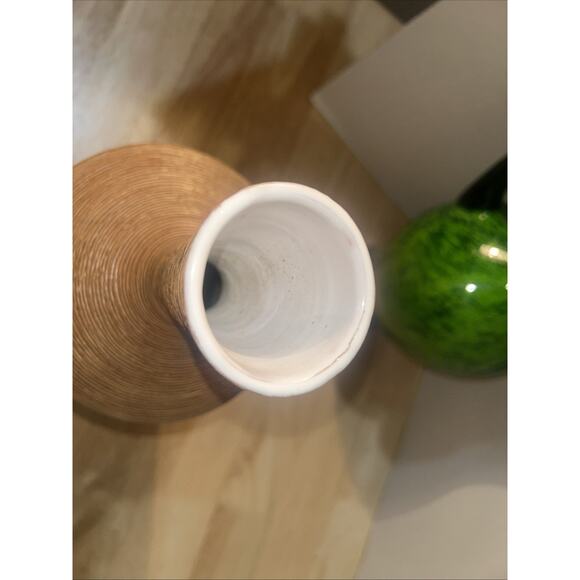 MCM Fratelli Fanciullacci Italian Ceramic Pottery Carved Female Form 13.25” Vase - Picture 15 of 16